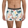 thumbnail image 1 of Xecao Sea Life 1 Print Men's Underwear Boxer Briefs Pack - Your ComfortSoft, Moisture-Wicking, and Breathable Choice for Men's Underwear-Large, 1 of 5