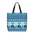 thumbnail image 1 of Xecao Sea Underwater Animals for Tote Bag: spacious with inner pockets, ideal for work, shopping, or travel., 1 of 9