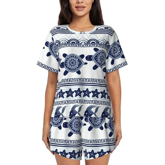 Xecao Sea Underwater Turtles print Swimsuit for women, Summer-ready, sporty style.Quick-dry fabric. Many sizes & colors.