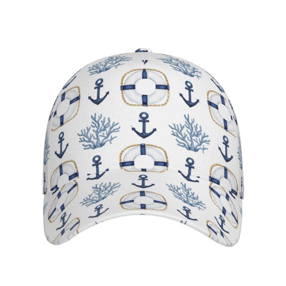 Xecao Sea Vacations for Baseball Cap: Unisex, crafted from classic polyester twill fabric, featuring a soft unconstructed design