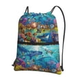 thumbnail image 1 of Xecao Sea World for Drawstring Bags,Pull String Backpack Bags,String Bag Sackpack, 1 of 6