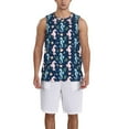thumbnail image 1 of Xecao Seahorses And Plants print basketball shirt for both men and women, a unisex basketball jersey perfect for theme parties-XX-Large, 1 of 6