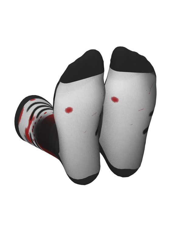 Shadows Behind Print Crew Socks for Men and Women, Men's Soft Moisture-wicking Sock