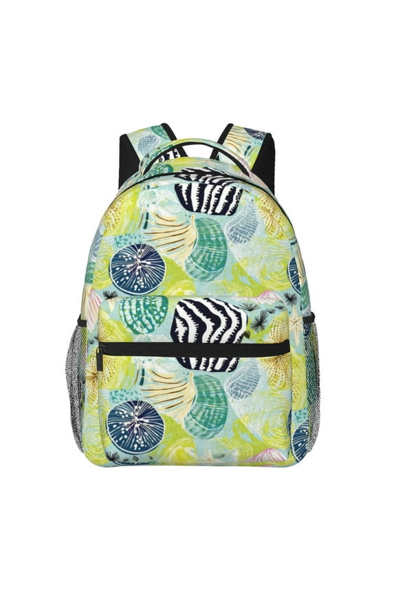 Shell Clam Backpack, a stylish and functional choice for both men and women, is the perfect basic bookbag for college, work, or travel