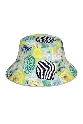 Shell Clam Print Men and Women Night Reflective Hat Runner Cap Visor Bucket Hat Boonie Cap