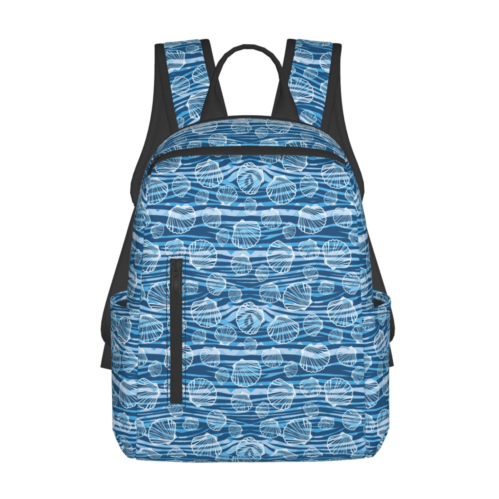 Xecao Shell print Backpack For women men Aesthetic Lightweight Travel ...