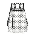 thumbnail image 1 of Xecao Signal Icon print Backpack For women men Aesthetic Lightweight Travel Daypack Simple Cute Backpack For Bookbag, 1 of 5