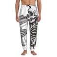 thumbnail image 1 of Xecao Skeleton Book Lover Print Active Tech Joggers for Men, Mens Sweatpants Lounge Pants with Pockets-3X-Large, 1 of 5