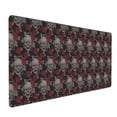 thumbnail image 1 of Xecao Skull and Red Roses Print Large Mouse Pad, 16x35.5in Mousepad, Professional Non-Slip Rubber Base Big Mouse Pad, Mouse Pad for Gaming & Office Full Desk Mouse Pad, 1 of 9