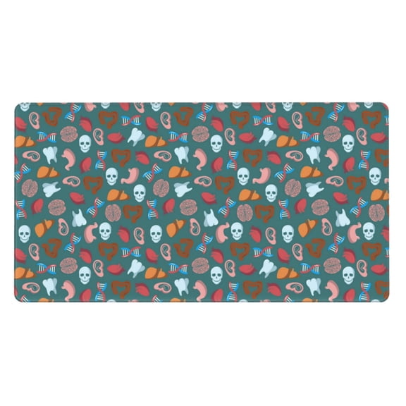 Xecao Skull cute organ for Waterproof Mouse Pad - Extended Contour Mouse Mat, Large Gaming Mousepad Laptop Keyboard Mat with Non-Slip Rubber Base