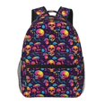 thumbnail image 1 of Xecao Skull mushroom Backpack, a stylish and functional choice for both men and women, is the perfect basic bookbag for college, work, or travel, 1 of 5