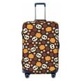 thumbnail image 1 of Xecao Skulls print Elastic Luggage Cover, with double-sided print , is perfect for travel, business, and daily use, 1 of 9