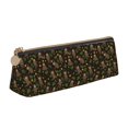thumbnail image 1 of Xecao Sloth Doing Yoga Print Leather Pencil Case -Stationery Bag Pen Holder for Work & Office, 1 of 5