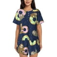thumbnail image 1 of Xecao Sloth with Donuts print Swimsuit for women, Summer-ready, sporty style.Quick-dry fabric. Many sizes & colors., 1 of 1