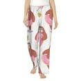 thumbnail image 1 of Xecao Sloth with Donuts1 Women's Straight Lounge Pajama Pants: The Epitome of Relaxed Sleepwear, 1 of 9