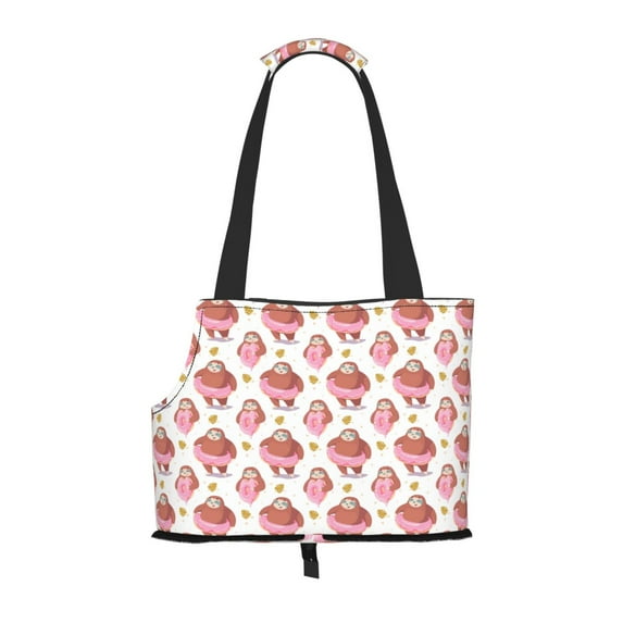 Xecao Sloth with Donuts1 for Cat Carrier Small Dog Handbag: The Ideal Travel Companion for Your Pet