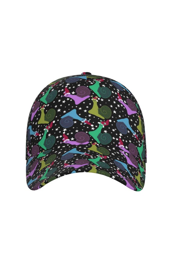 Snails 1 for Baseball Cap: Unisex, crafted from classic polyester twill fabric, featuring a soft unconstructed design