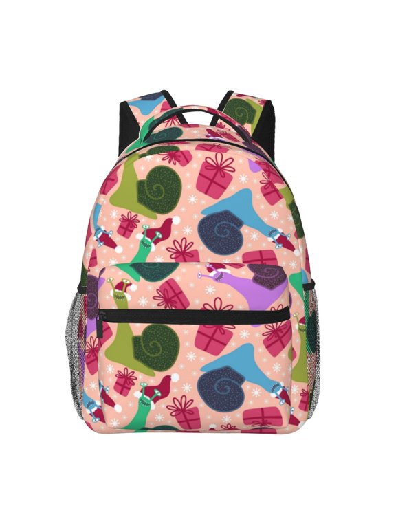 Snails Backpack, a stylish and functional choice for both men and women, is the perfect basic bookbag for college, work, or travel