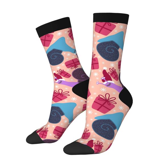 Xecao Snails Pattern Sport Socks for Women and Men Crew Socks Sporty Calf Socks Casual Socks