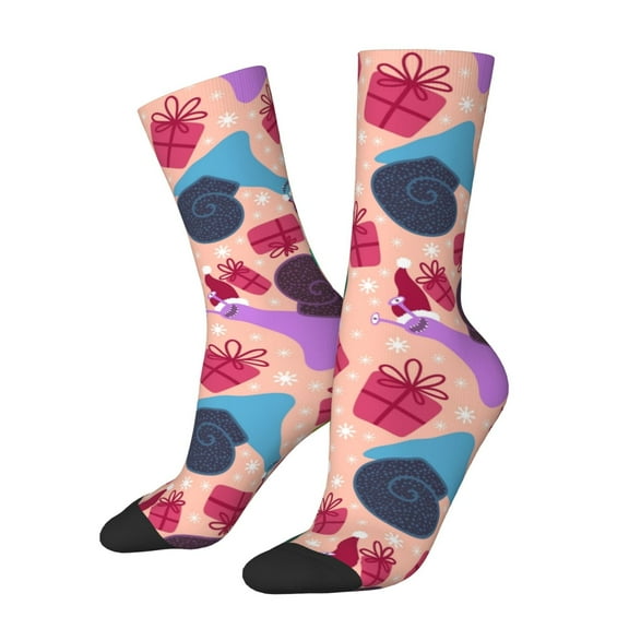 Xecao Snails Pattern Sport Socks for Women and Men Crew Socks Sporty Calf Socks Casual Socks