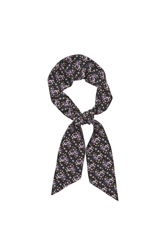 Snake And Floral1 Pattern Large Satin Head Scarf - Satin Hair Scarves Silk Bandana Scarf Headscarf Silk Feeling Scarf for Women