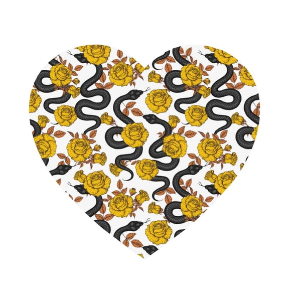Xecao Snake And Rose for Fridge Magnets - Fun Decorative Refrigerator Magnets, Cute and Soft for Stylish Kitchen Accents