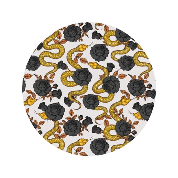 Xecao Snake And Rose for Fridge Magnets - Fun Decorative Refrigerator Magnets, Cute and Soft for Stylish Kitchen Accents