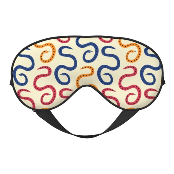Xecao Snake for Soft Fluffy Sleeping Blindfold, Nap eye cover tailored for the utmost comfort for girls, women, kids, and adults.