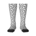 thumbnail image 1 of Xecao Snake print thigh-high socks, crafted for both men and women with a stretchy, high-opaque design perfect for daily wear, 1 of 6