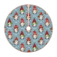 thumbnail image 1 of Xecao Snowflake Christmas gnome Pattern Christmas Tree Skirt Round Xmas Tree Mat Base Cover for Holiday Home Decorations-36", 1 of 6