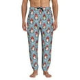 thumbnail image 1 of Xecao Snowflake Christmas gnome Print Active Tech Joggers for Men, Mens Sweatpants Lounge Pants with Pockets-, 1 of 5