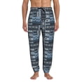 thumbnail image 1 of Xecao Snowflake Vintage Pattern Print Active Tech Joggers for Men, Mens Sweatpants Lounge Pants with Pockets-3X-Large, 1 of 5