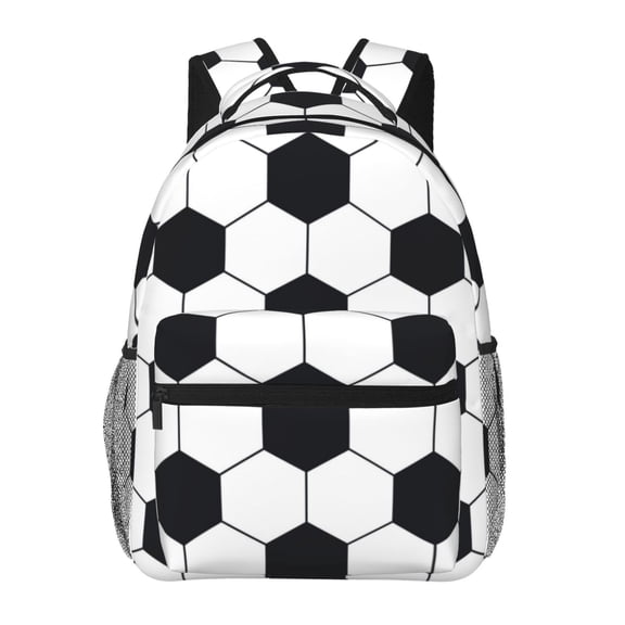 Xecao Soccer Ball Backpack, a stylish and functional choice for both men and women, is the perfect basic bookbag for college, work, or travel