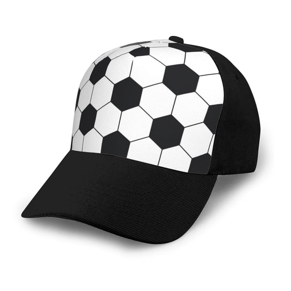 Xecao Soccer Ball print unisex vintage washed baseball cap, a soft and adjustable hat perfect for any casual style.