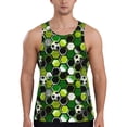 thumbnail image 1 of Xecao Soccer1 Men's Tank Top Workout Quick Dry Sleeveless Gym Jogging Muscle Shirts Summer Swim Beach Tops, 1 of 9
