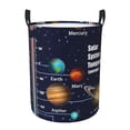 thumbnail image 1 of Xecao Solar System Print Laundry Hamper Basket,designed for Blanket Storage and Nursery Clothes in the Bedroom, 1 of 8