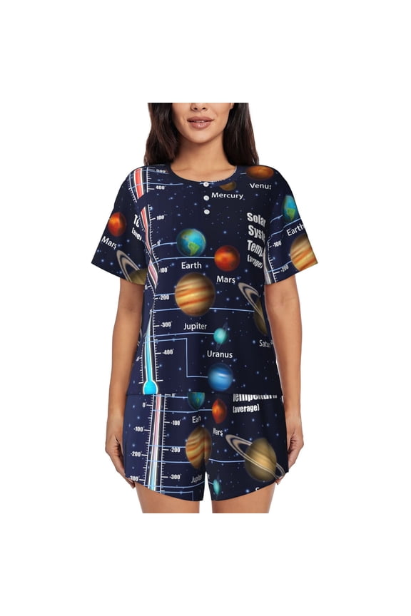 Solar System print Swimsuit for women, Summer-ready, sporty style.Quick-dry fabric. Many sizes & colors.