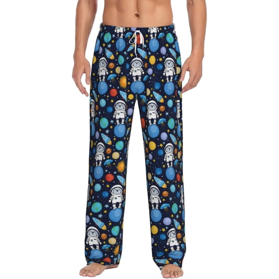 Xecao Space Dog Men's Straight Lounge Pajama Pants: The Ultimate in Comfortable Sleepwear