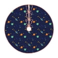 thumbnail image 1 of Xecao Space Galaxy Pattern Christmas Tree Skirt Round Xmas Tree Mat Base Cover for Holiday Home Decorations-30", 1 of 6
