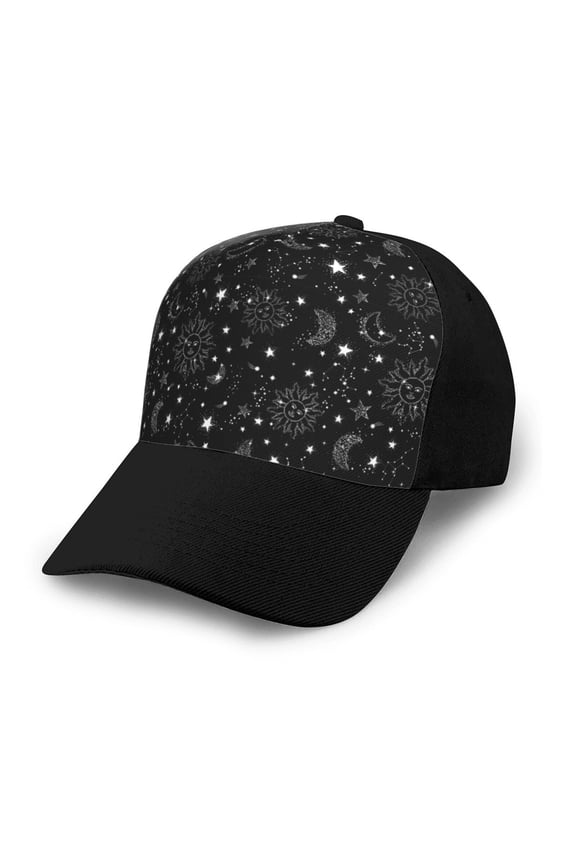 Space Galaxy print unisex vintage washed baseball cap, a soft and adjustable hat perfect for any casual style.