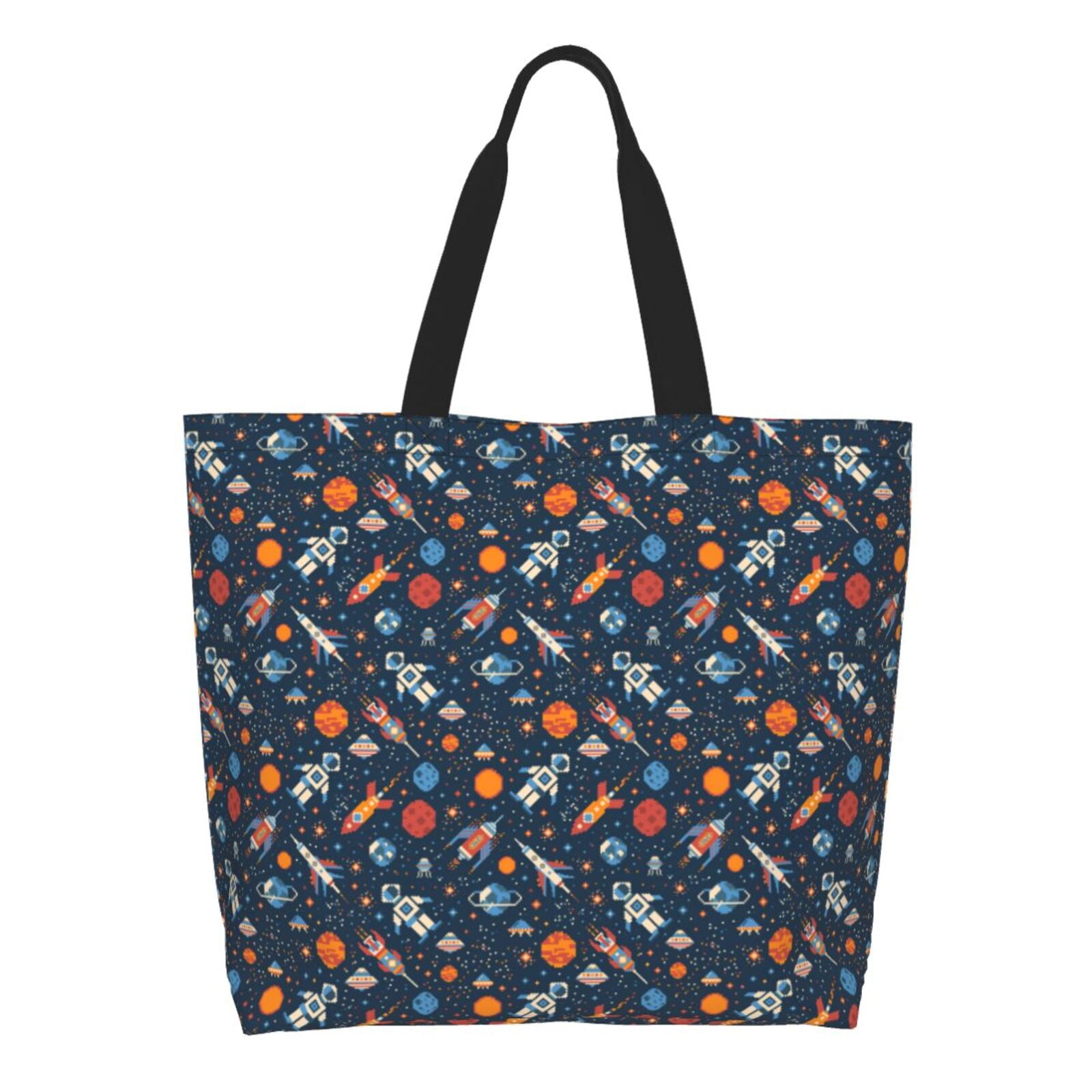 Xecao Spaceships And Stars In Outer Space for Tote Bag for Women, Tote ...