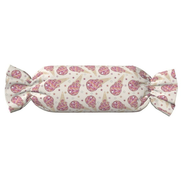 Xecao Sparkling Ice Cream Print+Candy-Inspired Plush Pillow for Men Women Suitable for Beds, Sofas, Game Rooms Drawstring Closure