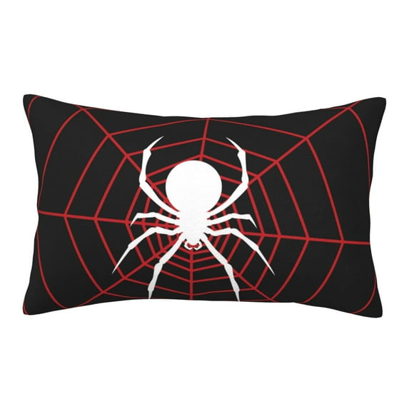 Xecao Spider On The Web for Decorative Throw Pillow Case for Couch,Sofa or Bed Set,Pillow Cover for Sofa Home Decor Ideal Gift-20"x30"