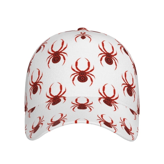 Xecao Spiders Insects for Baseball Cap: Unisex, crafted from classic polyester twill fabric, featuring a soft unconstructed design