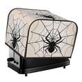 thumbnail image 1 of Xecao Spiders On The Web 1 Print 4 Slice Toaster Cover with Pockets, Small Appliance Cover, Dust and Fingerprint Protection, Machine Washable, 1 of 7