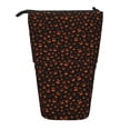 thumbnail image 1 of Xecao Spooky Pumpkin Face Print Telescopic Pencil Bag Pen Holder Pop Up Stationery Case Stand-up Retractable Transformer Bag Standing Organizer, 1 of 6