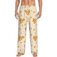 thumbnail image 1 of Xecao Squirrel And Leaves Men's Straight Lounge Pajama Pants: The Ultimate in Comfortable Sleepwear, 1 of 9