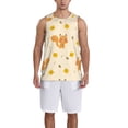 thumbnail image 1 of Xecao Squirrel And Leaves print basketball shirt for both men and women, a unisex basketball jersey perfect for theme parties-4X-Large, 1 of 6