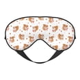 thumbnail image 1 of Xecao Squirrel And Rose for Soft Fluffy Sleeping Blindfold, Nap eye cover tailored for the utmost comfort for girls, women, kids, and adults., 1 of 7