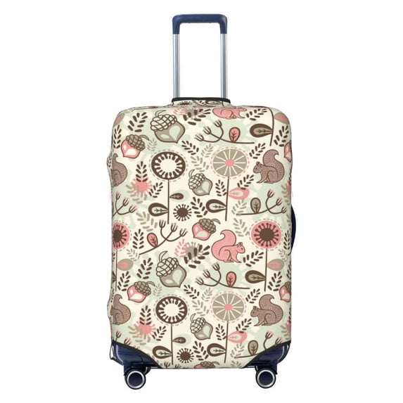 Xecao Squirrel In The Forest print Elastic Luggage Cover, with double-sided print , is perfect for travel, business, and daily use